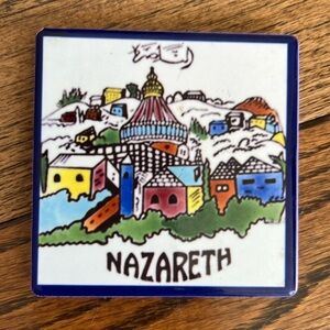 Nazareth souvenir magnet tile